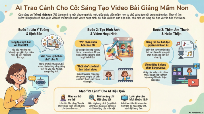 GIỚI THIỆU CTĐT: CÔ GIÁO MẦM NON LÀM CHỦ AI